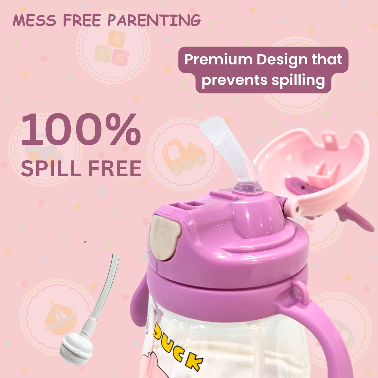 Sipper Bottle - Horn Cap Edition (4m+)