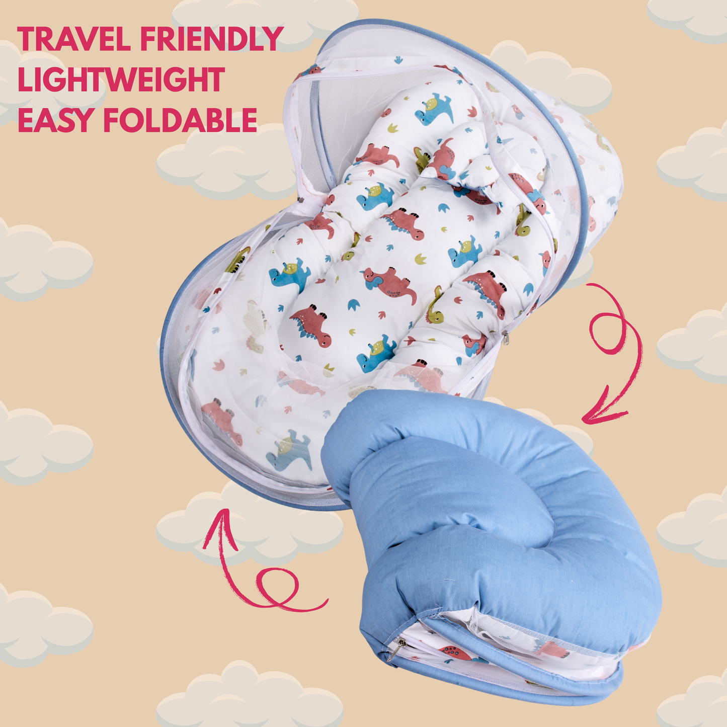 Mosquito Net Bed for Babies