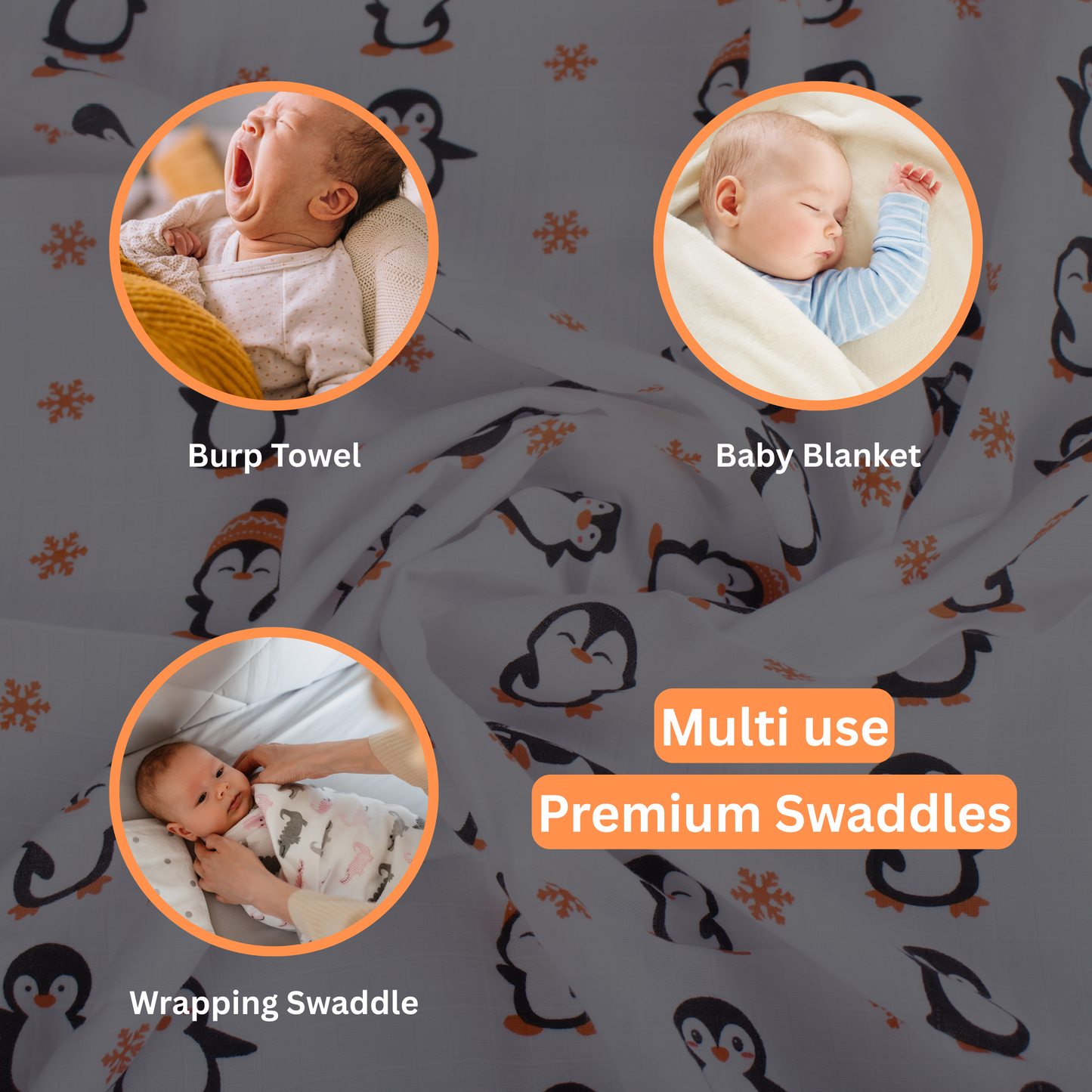 Muslin Swaddles (Pack of 2)