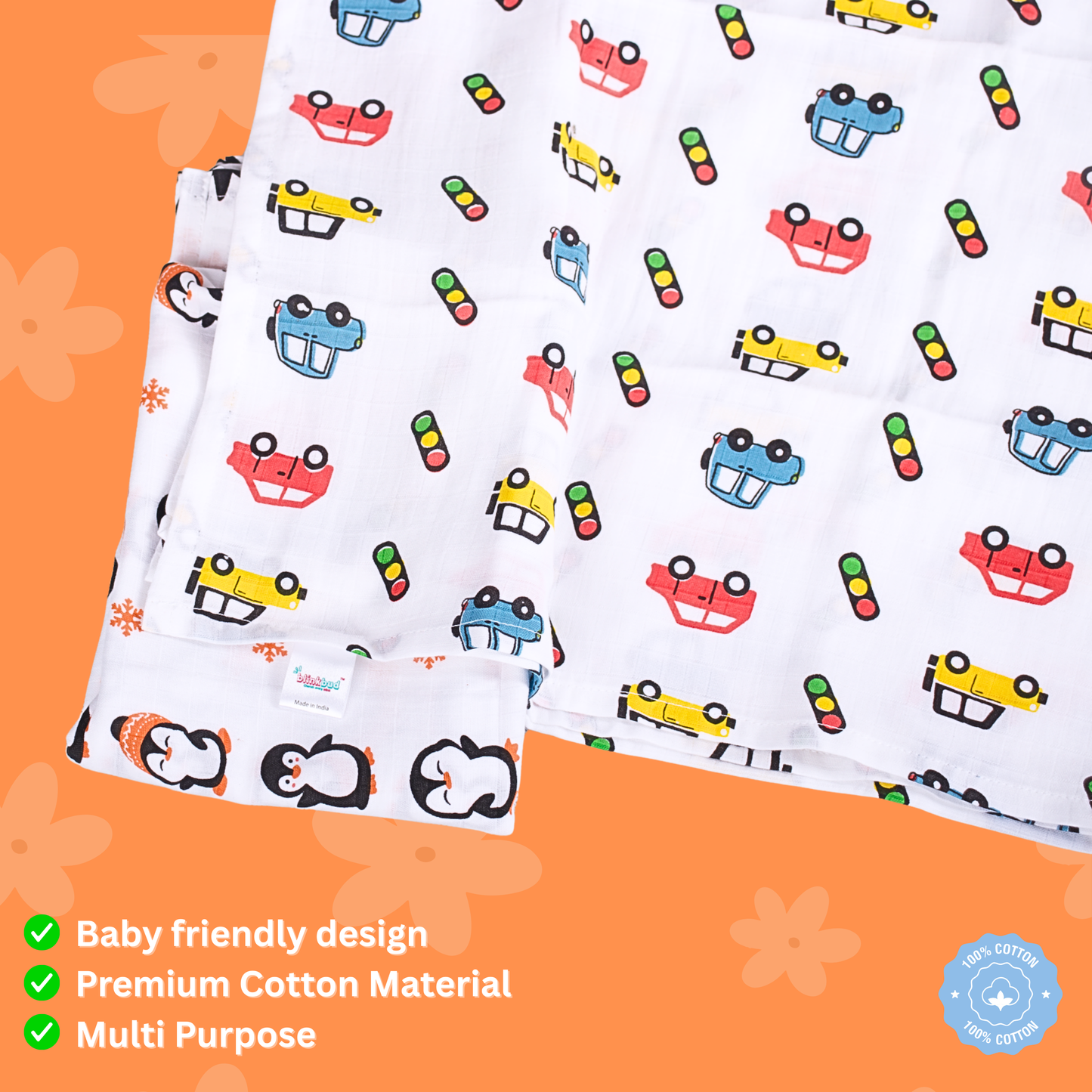 Muslin Swaddles (Pack of 2)