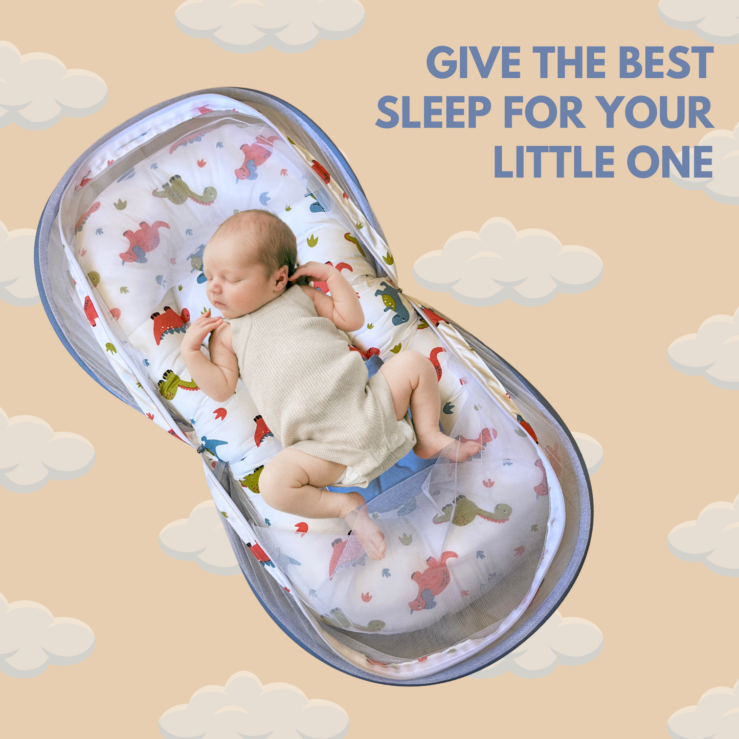Mosquito Net Bed for Babies